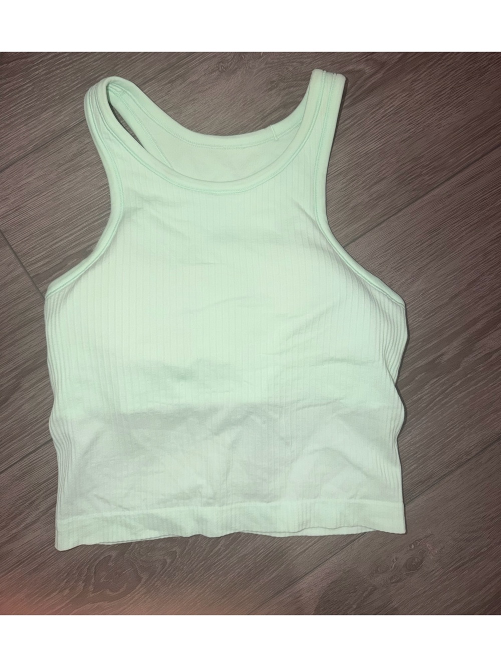 lululemon athletica Ribbed Tank Top in Mint